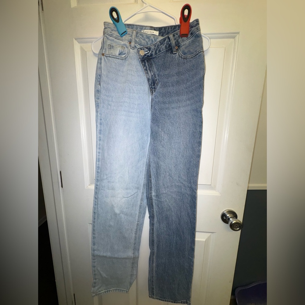 Two-Tone Blue Jeans